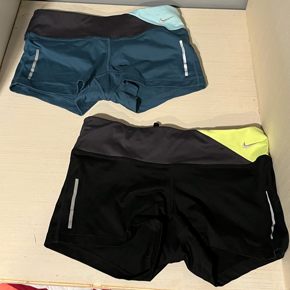 Bundle of 2 Nike Running Spandex Shorts